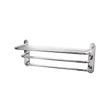 Nuie Storage Chrome Traditional 3 Tier Towel Rack - LA380