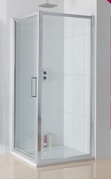 Lakes Coastline 1000mm x 2000mm Shower Side Panel - 6mm Clear Glass - 8HSP100S - TAP 'N' SHOWER