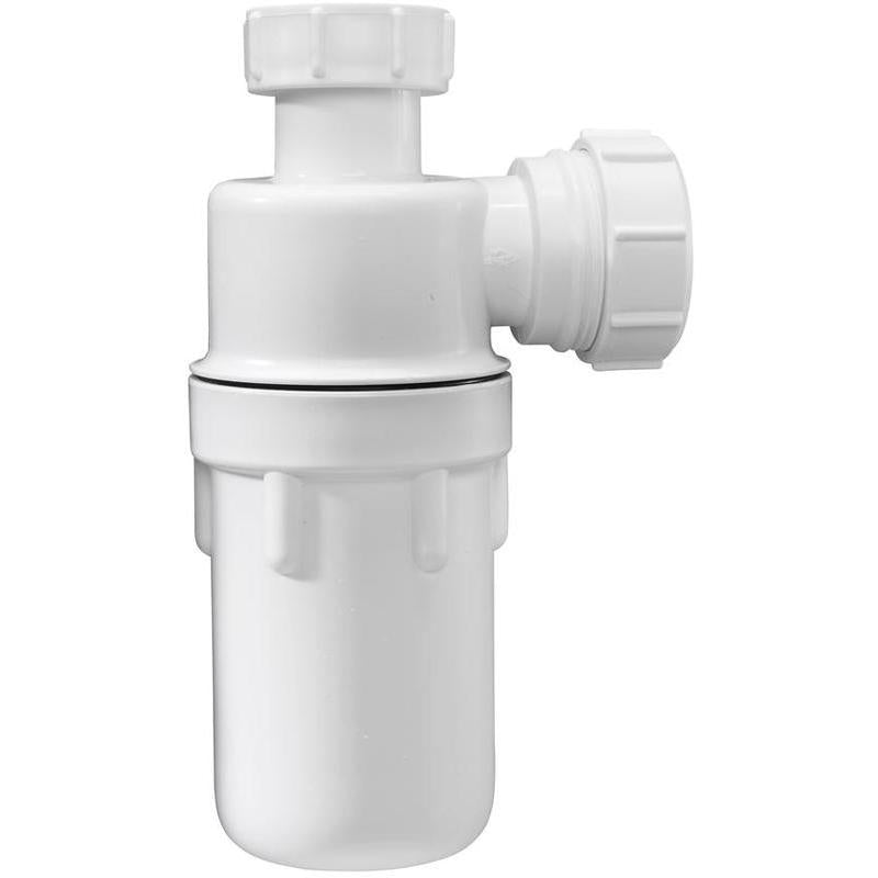 Armitage Shanks Resealing 1 1/4 x 75mm White Plastic Bottle Trap - S892067