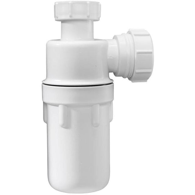 Armitage Shanks Resealing 1 1/4 x 75mm White Plastic Bottle Trap - S892067
