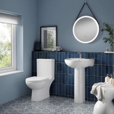 Nuie Lawton White Contemporary Close Coupled WC - CLW002