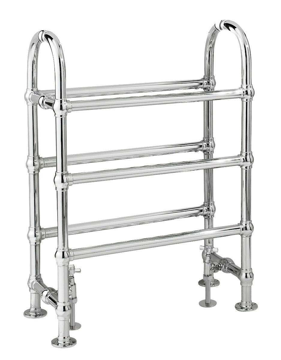 Launde Abbey Adelaide Traditional Radiator 780 x 685mm - Chrome