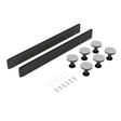 Nuie Shower Trays Slate Grey Contemporary Leg Set Suitable for 700-900 Square & Rectangular - LEG1S