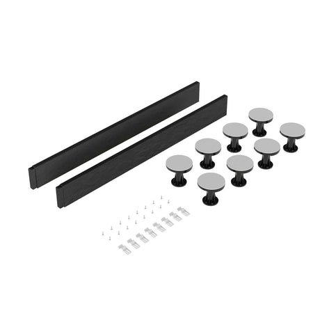 Nuie Shower Trays Slate Grey Contemporary Leg Set Suitable for 1000 Square & Rectangular - LEG2S