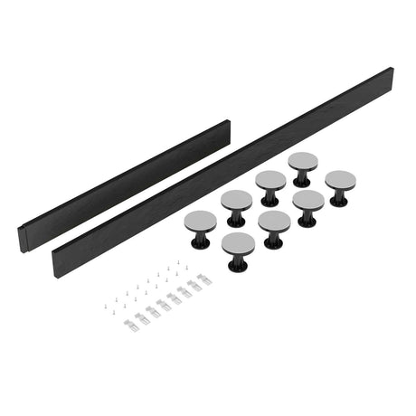 Nuie Shower Trays Slate Grey Contemporary Leg Set Suitable for 1100-1200 Rectangular - LEG3S