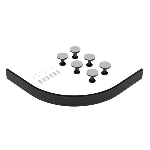 Nuie Shower Trays Slate Grey Contemporary Leg Set Suitable for 700-900 Quad & Offset - LEG5S