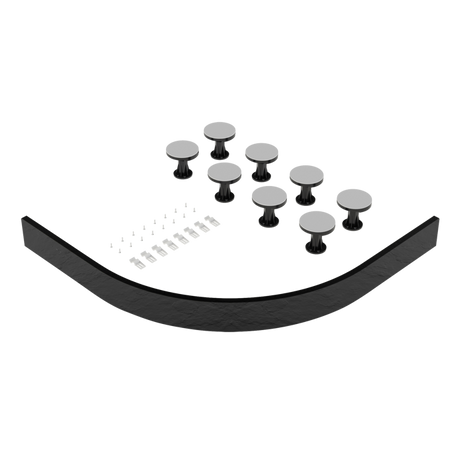Nuie Shower Trays Slate Grey Contemporary Leg Set Suitable for 1000-1200 Quad & Offset - LEG6S