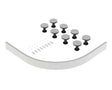 Nuie Shower Trays White Contemporary Leg Set Suitable for 1000-1200 Quad & Offset - LEG6W