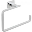 Vado Level Towel Ring wall mounted chrome rectangular back plate bathroom accessory