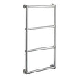Vogue Ballerina BJ Traditional Heated Towel Rail 750mm H x 500mm W Central Heating