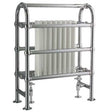 Vogue Baroque Designer Radiator Heated Towel Rail 875mm H x 675mm W Electric