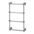 Vogue Colonnade 4 Traditional Heated Towel Rail 775mm H x 575mm W Dual Fuel