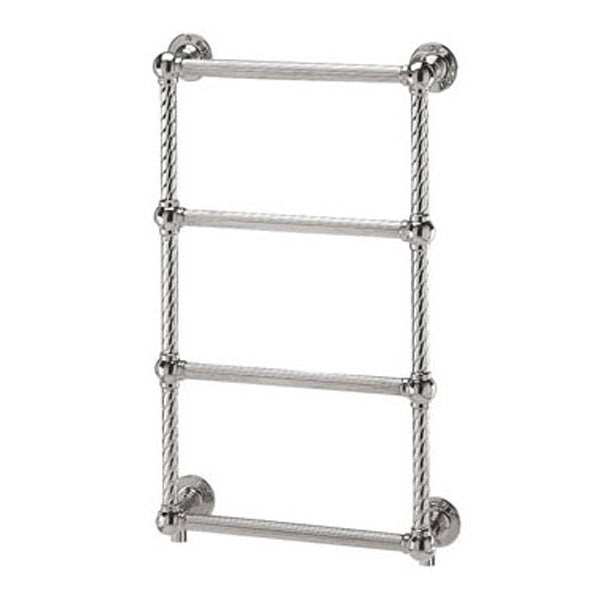 Vogue Colonnade 4 Traditional Heated Towel Rail 775mm H x 575mm W Dual Fuel