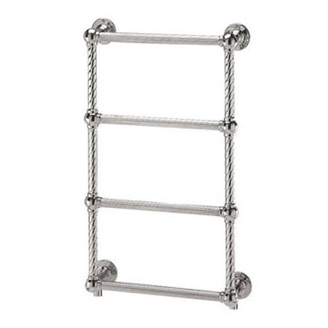 Vogue Colonnade 4 Traditional Heated Towel Rail 775mm H x 575mm W Dual Fuel