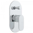 Vado Life Concealed chrome single lever wall-mounted manual shower valve with diverter