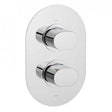 Vado Life 1 Outlet thermostatic concealed shower valve with 2 handles wall mounted chrome finish