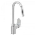 Vado Life Mono Sink Mixer single lever deck mounted swivel spout chrome basin tap