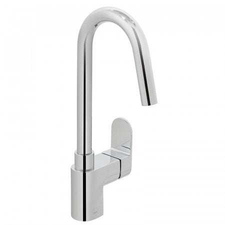 Vado Life Mono Sink Mixer single lever deck mounted swivel spout chrome basin tap
