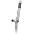 Vado Life Single Function mini shower kit with 150cm hose and integrated outlet bracket in chrome finish