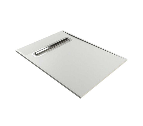 Impey Aqua-Dec Linear 2 Wetroom Floor Former with integrated linear waste and stainless steel edge inserts