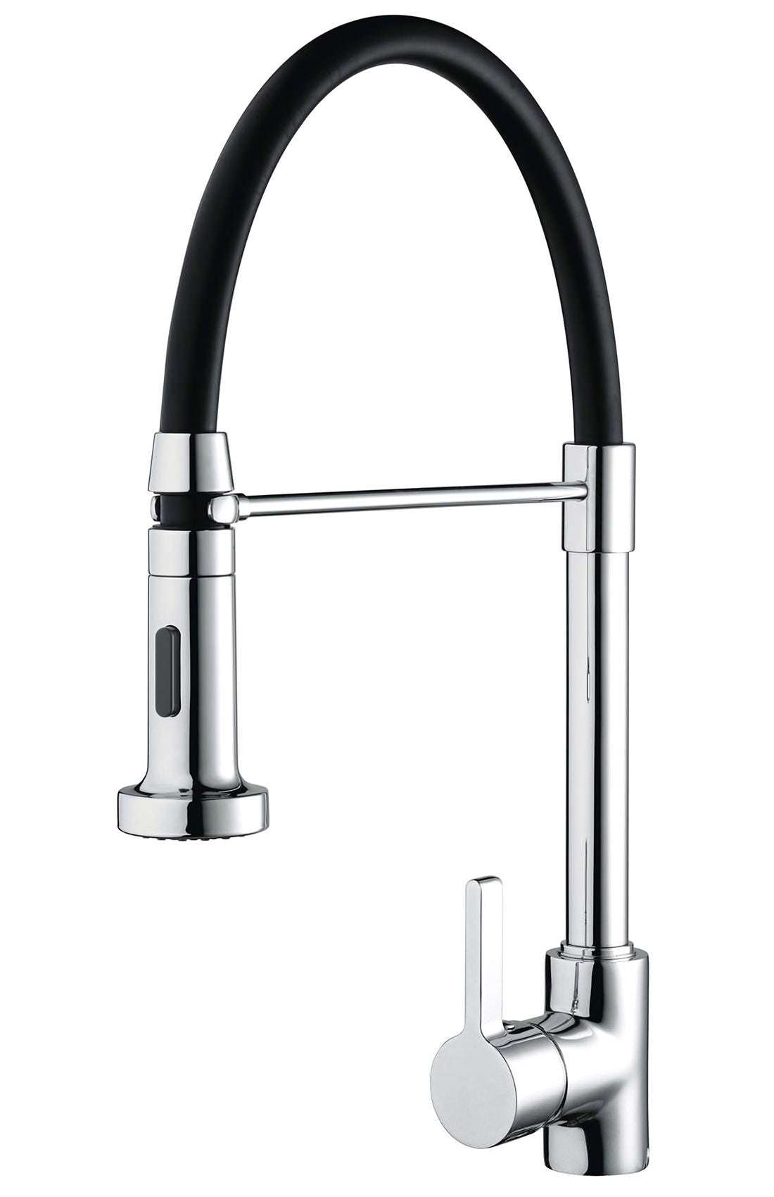 Bristan Liquorice Modern Mono Kitchen Sink Mixer Tap Pull-Down Spray - Chrome - LQR PROSNK C