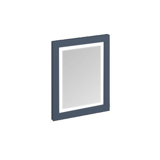 Burlington Illuminated Framed Mirror 60 x 75cm with LED illumination and infra - red switch IP44 Blue - M6MB - TAP 'N' SHOWER