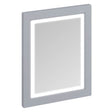 Burlington Grey Framed Bathroom Mirror With LED Illumination 600 x 750mm - M6MG - TAP 'N' SHOWER
