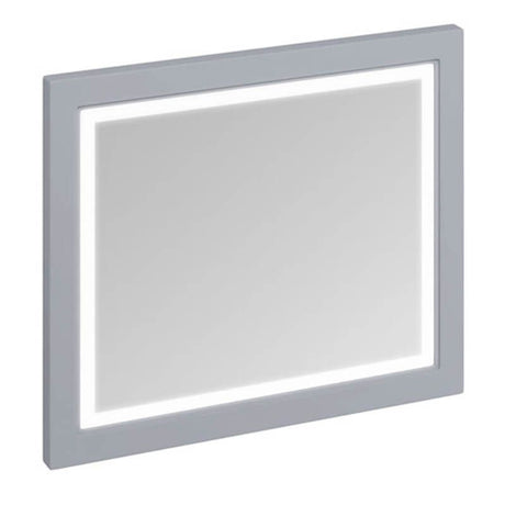 Burlington Grey Framed Bathroom Mirror With LED Illumination 900 x 750mm - M9MG - TAP 'N' SHOWER