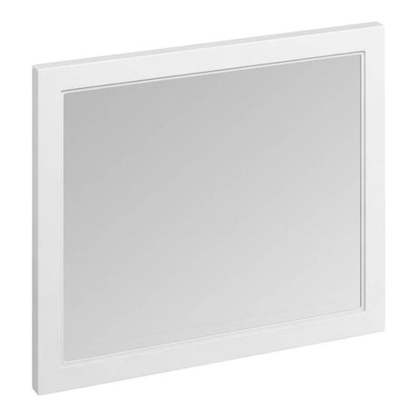 Burlington Matt White Framed Bathroom Mirror 900 x 750mm - M9OW - TAP 'N' SHOWER