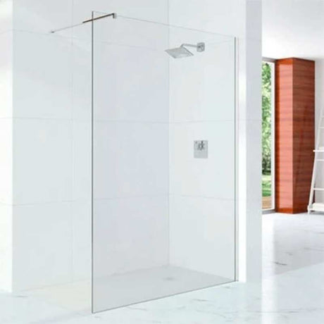 Merlyn 10 Series Shower Wall with Wall Profile Only 1200mm - Clear - S10SW1200