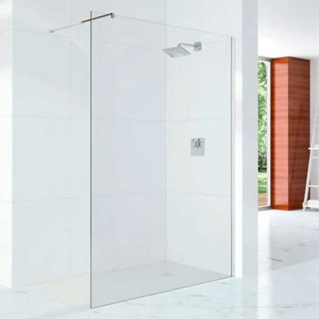 Merlyn 10 Series Shower Wall with Wall Profile Only 400mm - Clear - S10SW400