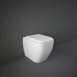 Rak Metropolitan Back To Wall Pan - White - METBTWPAN