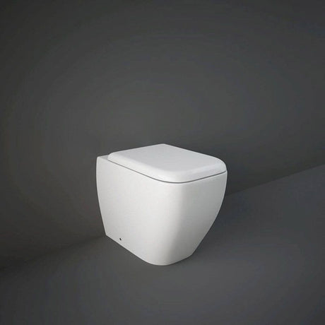 Rak Metropolitan Back To Wall Pan - White - METBTWPAN