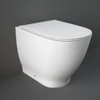 RAK Moon Rimless Back to Wall WC Pan - Alpine White - MOONBTWPAN-R