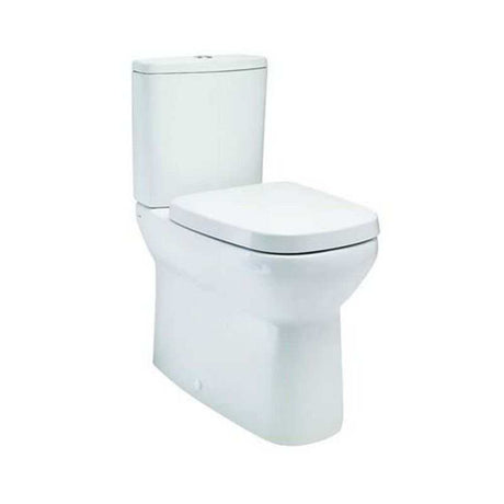 Britton My Home white close coupled fully back to wall toilet pan with vitreous china finish