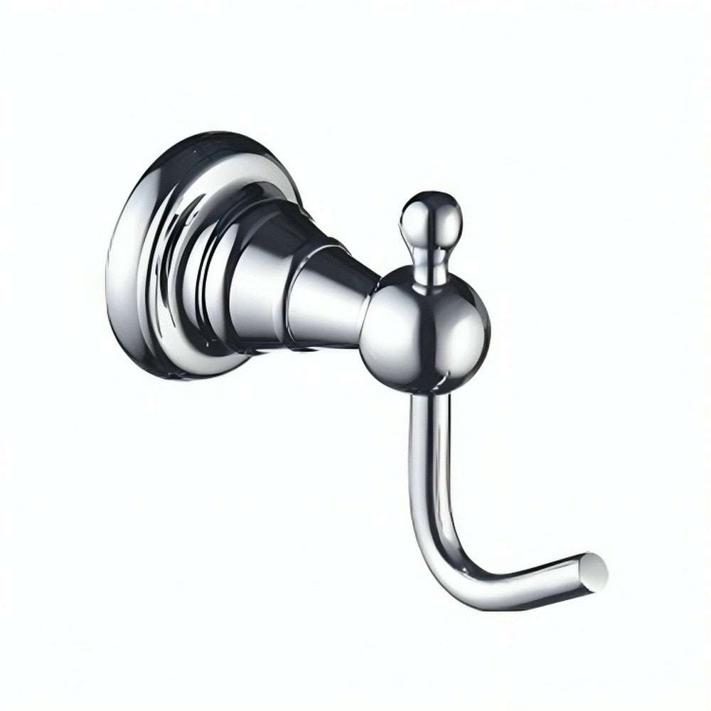 Bristan 1901 Traditional Brass Robe Hook - Chrome Plated - Chrome - N2