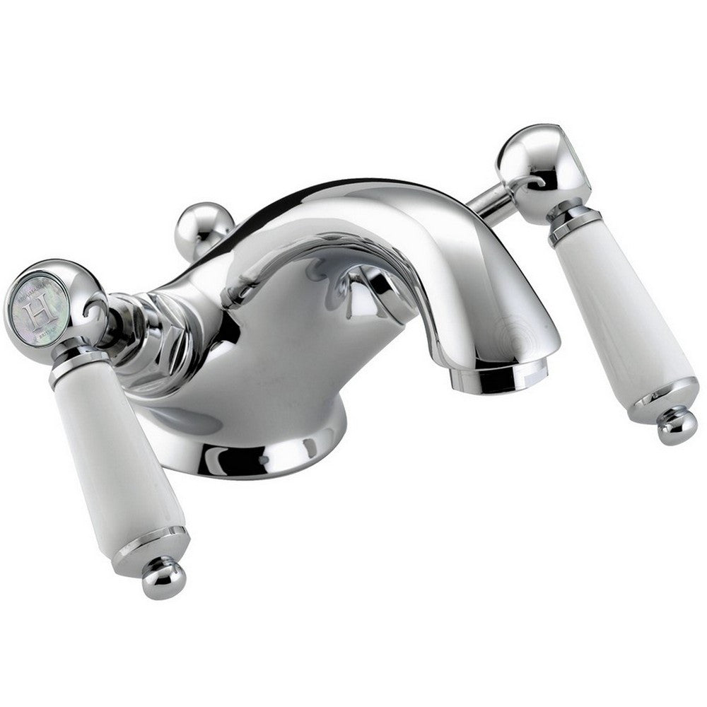 Bristan Renaissance Mono Basin Mixer Tap with Pop Up Waste - Chrome - RS2 BAS C - TAP 'N' SHOWER