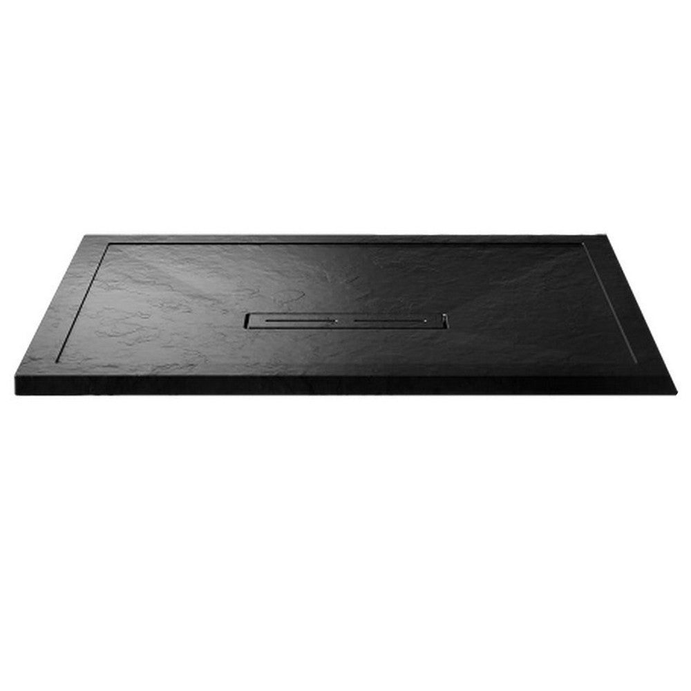 Kudos Connect2 Rectangle Shower Tray 1000 x 900mm - Slate Grey - C2T10090SLGR - TAP 'N' SHOWER