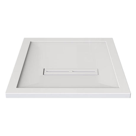 Kudos Connect2 Square Shower Tray 900 x 900mm - Slate Grey - C2T90