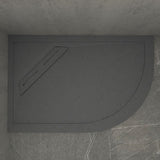 Kudos Connect 2 Left Hand Offset Quadrant Shower Tray 1000 x 900mm - Slate Grey - C2TQ1090LHSLGR