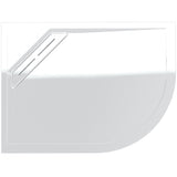 Kudos Connect 2 Left Hand Offset Quadrant Shower Tray 1000 x 800mm - White - C2TQ1080LH