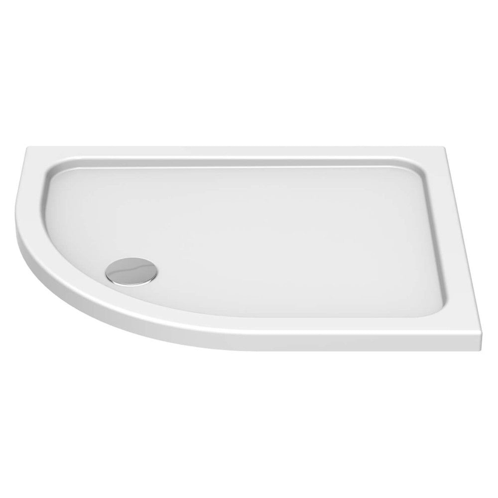 Kudos Kstone Offset Quadrant Shower Tray Right Hand 1000 x 800mm - KSQ10080RH - TAP 'N' SHOWER