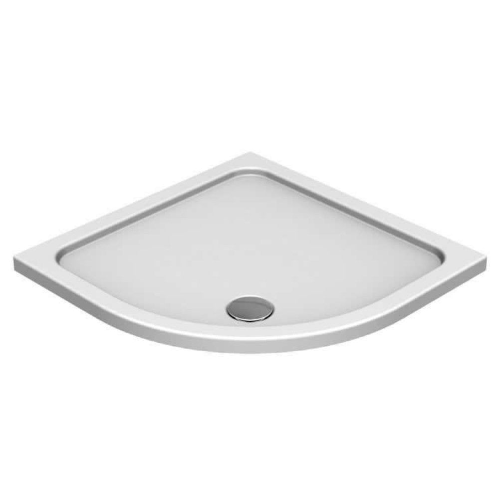 Kudos Kstone Quadrant Shower Tray 900 x 900mm - White - KSQ90 - TAP 'N' SHOWER