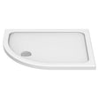 Kudos Kstone Right Hand Slip Resistant Offset Quadrant Shower Tray 1000 x 900mm - White - KSQ10090RHSR