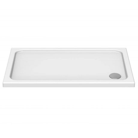 Kudos Kstone Slip Resistant Rectangular Shower Tray 1200 x 900mm with Corner Waste - White - KS12090SR