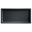 Kudos Kstone Slip Resistant Rectangle Shower Tray 1000 x 760mm - Slate Grey  - KS10076SRGR