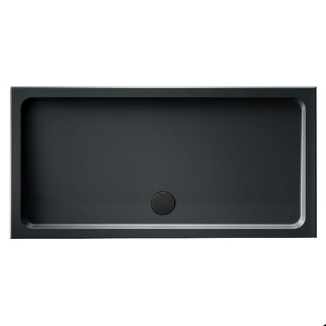 Kudos Kstone Slip Resistant Rectangle Shower Tray 1500 x 700mm - Slate Grey - KS15070SRGR