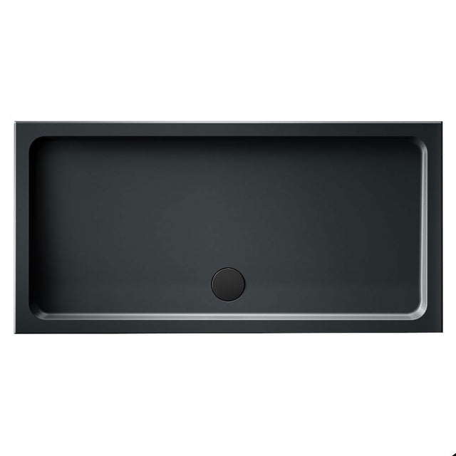 Kudos Kstone Slip Resistant Rectangle Shower Tray 1500 x 700mm - Slate Grey - KS15070SRGR
