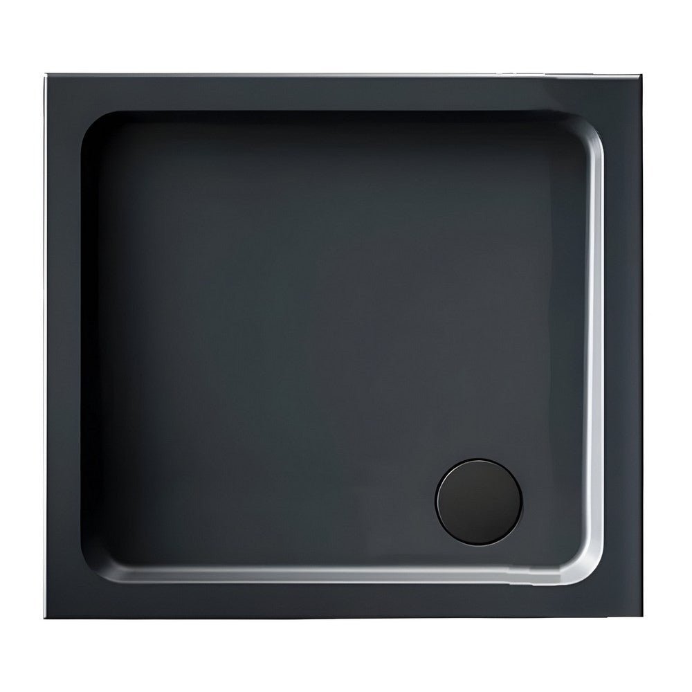 Kudos Kstone Slip Resistant Square Shower Tray 760mm - Slate Grey - KS76SRGR - TAP 'N' SHOWER