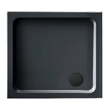 Kudos Kstone Slip Resistant Square Shower Tray 760mm - Slate Grey - KS76SRGR